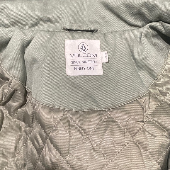 Volcom “True to this” jacket, army green. Worn once - Picture 3 of 4